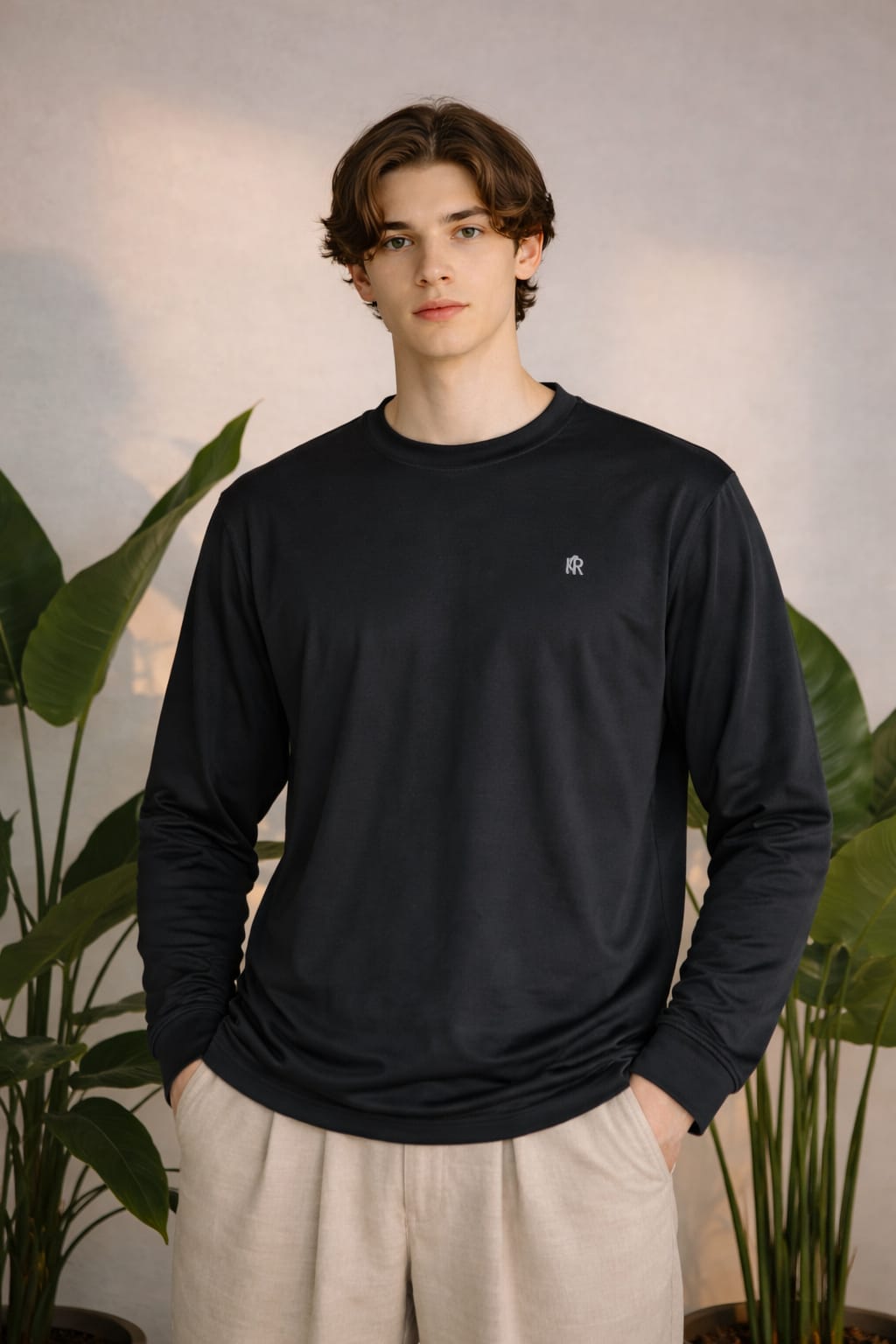 Basic uzunqollu köynək